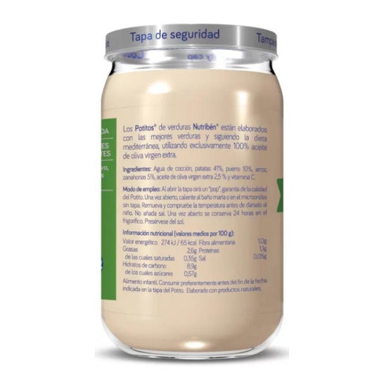 Nutriben Batata Doce de Batata e Creme de Cenoura Potito 235 G Nutriben Batata Doce de Batata e Creme de Cenoura Potito 235 G