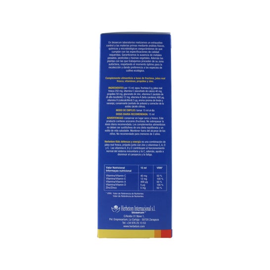 Herbetom Kids Defesas e Energia 250ml