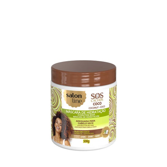 Salon Line S.O.S Cachos Máscara Hidratante Coco 500g