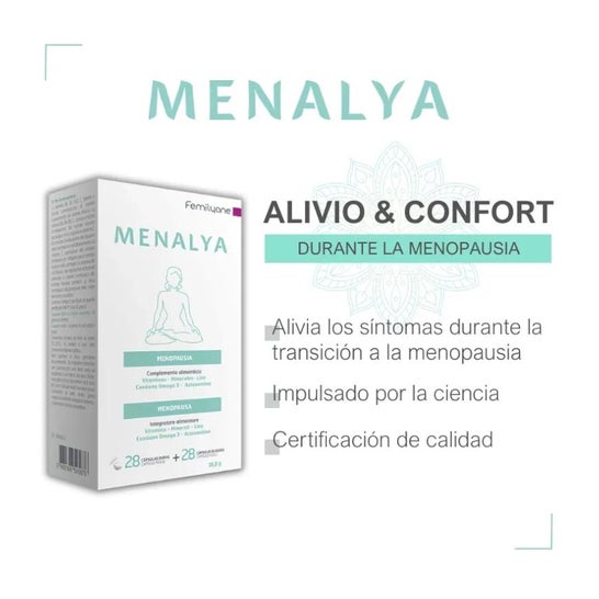 Bailleul-Biorga Menalya Menopausa 25 Gel+28 Cápsulas Suaves Bailleul-Biorga Menalya Menopausa 25 Gel+28 Cápsulas Suaves