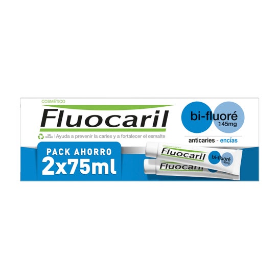 Fluocaril Bi-Fluorinated Toothpaste 145mg Gengivas 2x75ml