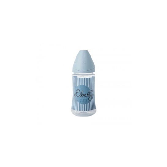 Suavinex ™ Garrafa vintage de látex de boca larga 3 posições 270ml