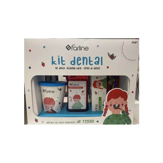 Kit Odontológico Infantil Farline + Copa