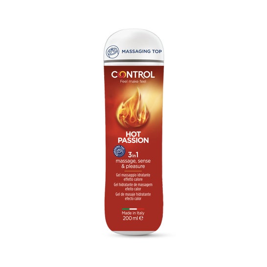 Gel de Massagem de Paixão Quente 3 em 1 200ml