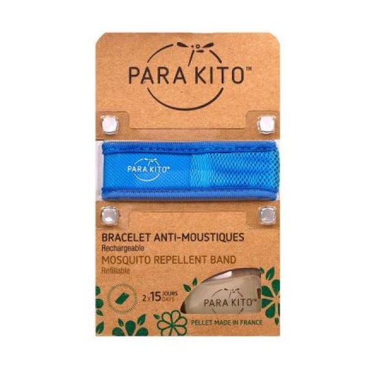 Pulseira Anti Mosquito Para'Kito Azul 1ut