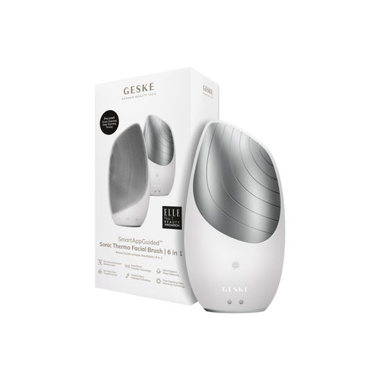 Geske Sonic Thermo Facial Brush 6 in 1 White 1 Unidade