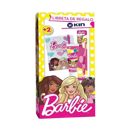 Kin Pack Escova Barbie + Pasta + Notebook