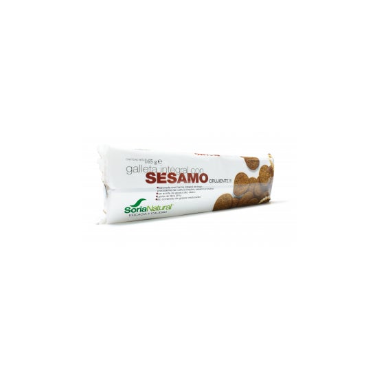 Biscoito Integral Soria Natural Com Gergelim 165g