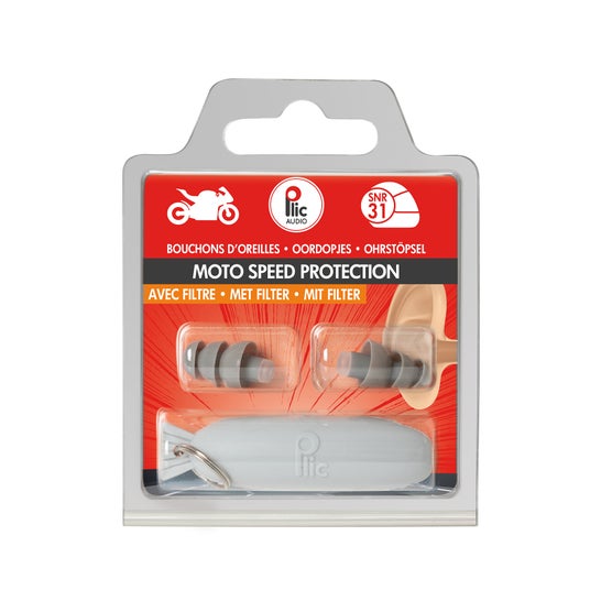 Plic Audio Tampões Moto Speed Protection 3 Unidades