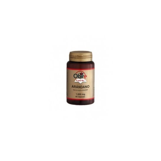 Obire Cranberry vermelho extrato seco 200mg 60cáps