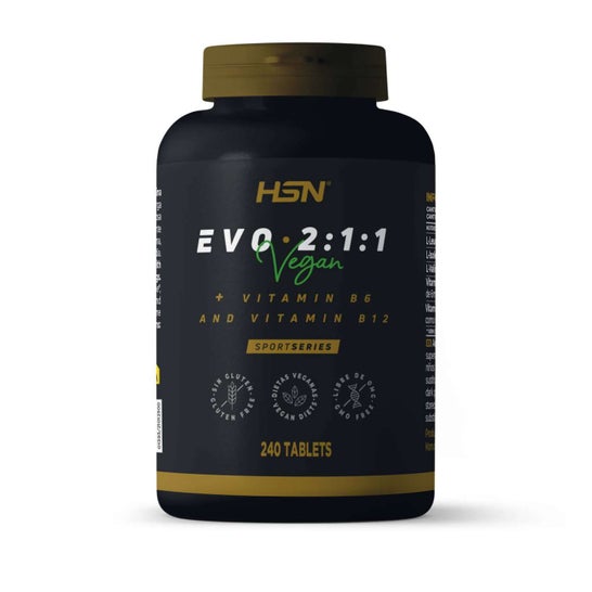 HSN Evo 2:1:1 BCAA's 2:1:1 + Vitaminas B6 & B12 240 Pastilhas