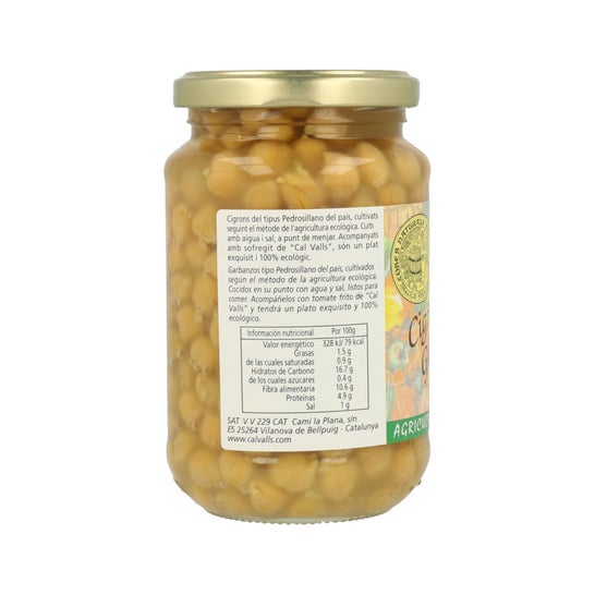 Chamada Valls Chickpeas Cozido Eco 220g
