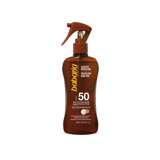 Babaria Coco Aceite Spf50 Proteccion Muy Alta 200ml Babaria,