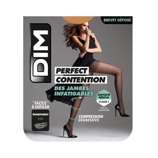 DIM Compressão DIM Meias-Calças Contenção Perfeita 25D T1 1pc