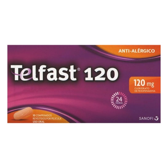 Telfast 120 Fexofenadina 120mg 10comp
