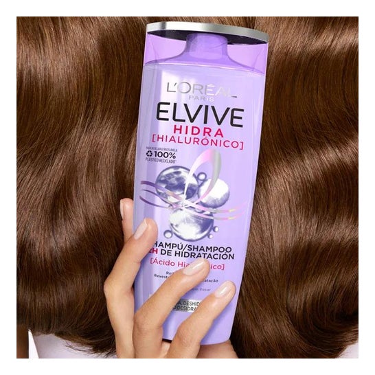 L'Oréal Elvive Hidra Hialurónico Champú 72H Hidratación 370ml L'Oréal Elvive Hidra Hialurónico Champú 72H Hidratación 370ml