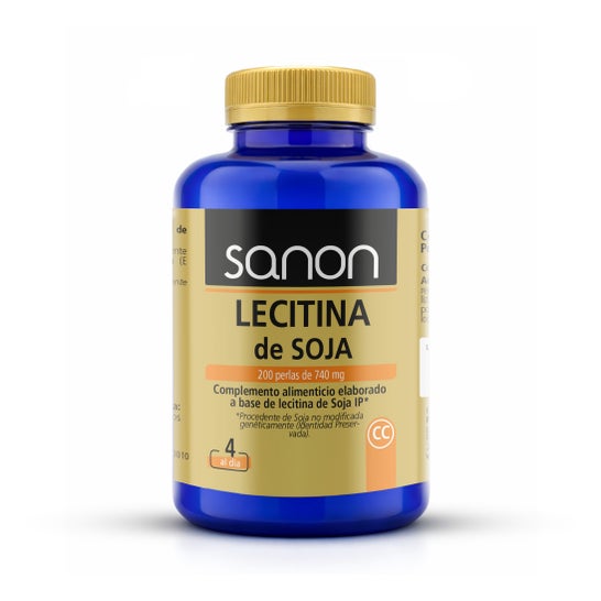 Lecitina de soja Sanon 200cáps 500mg