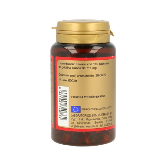 Obire Borragem e Onaga + Vitamina E 500mg 110caps