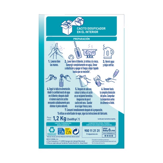 Nestlé NAN Optipro 1 Formato Maxi 1,2kg