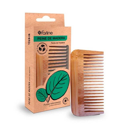 Farline Bamboo Comb 1pc