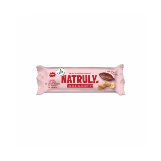 Natruly Raw Cocoa & Peanut Energy Bar 40g