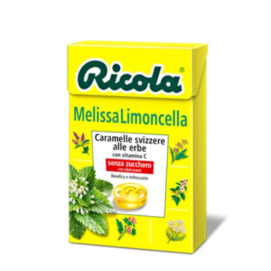 Ricola limão-erva-cidreira sem açúcar 50g