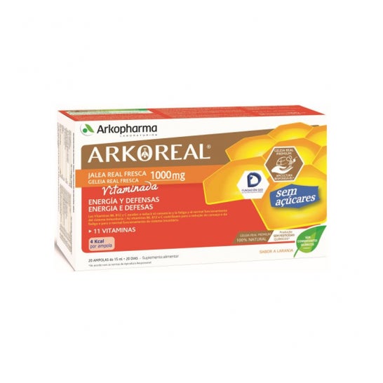 Geleia Real Arkoreal Fresca Vitaminada 20 Ampolas