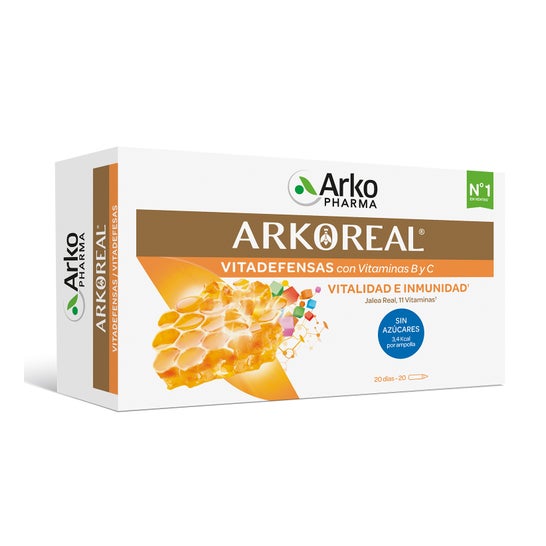 Geleia Real Arkoreal Fresca Vitaminada 20 Ampolas