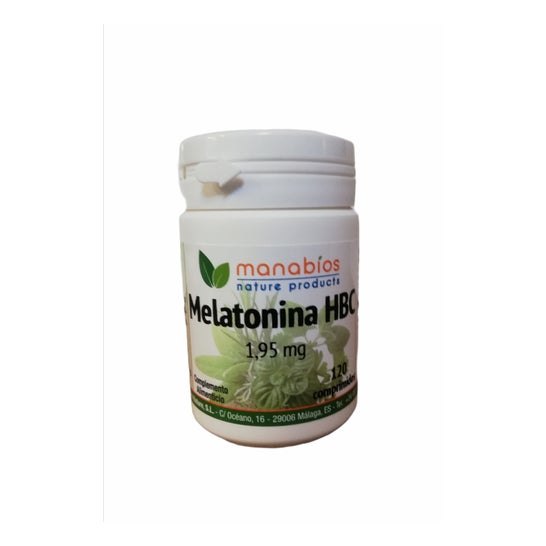 Manabios Melatonina Hbc 1.95mg 120comp