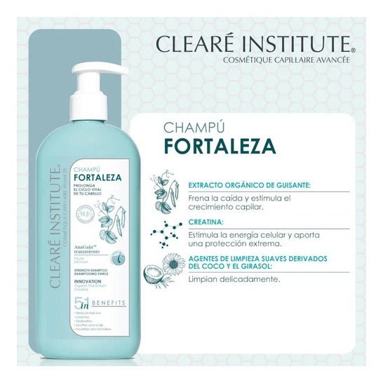 Clearé Institute champô força antiqueda 400ml Clearé Institute champô força antiqueda 400ml