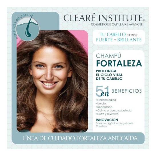 Clearé Institute champô força antiqueda 400ml Clearé Institute champô força antiqueda 400ml