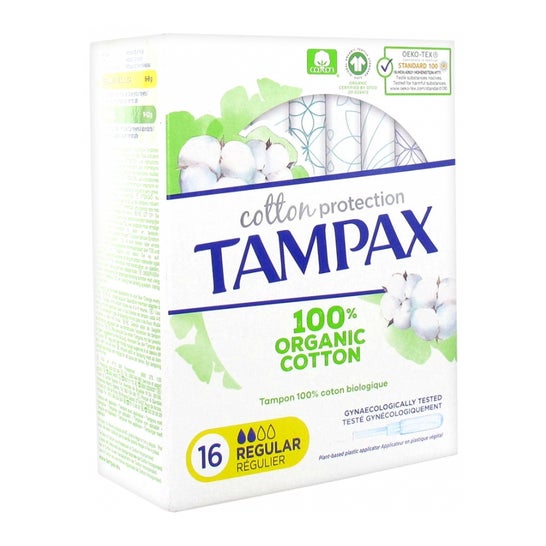 Tampax Buffer Bio Cott Regulier 16