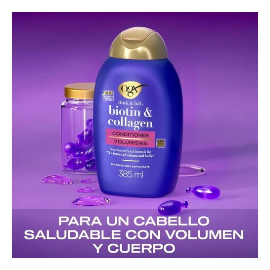 Ogx Biotin Condicionador de Colágeno 385ml Ogx Biotin Condicionador de Colágeno 385ml