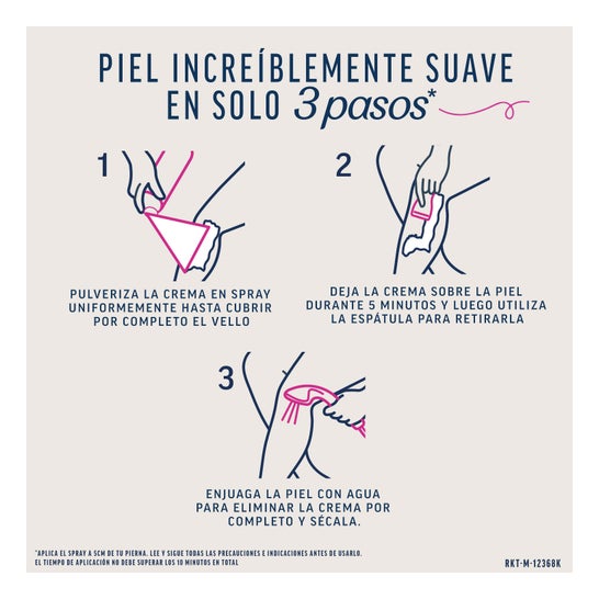 Spray Creme de Pele Sensível Veet 150ml