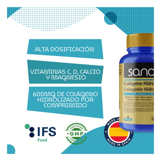 Sanon Colagénio Marinho Hidrolisado 180caps