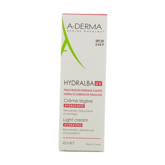 A-Derma Hydralba UV Crème Légère 40ml