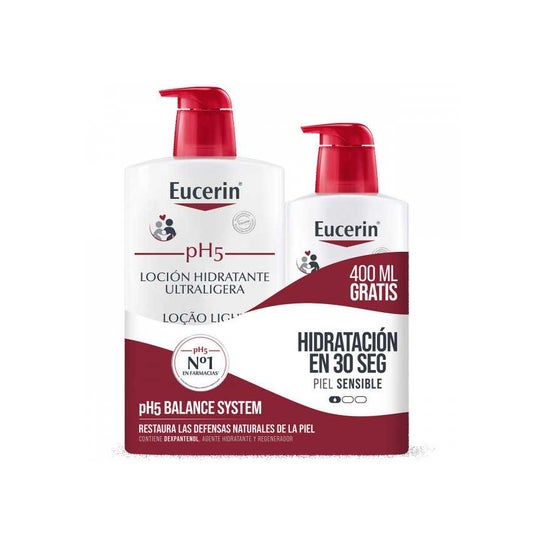 Eucerin® ph5 Loción Hidratante Ultraligera 1000ml + 400ml EUCERIN,