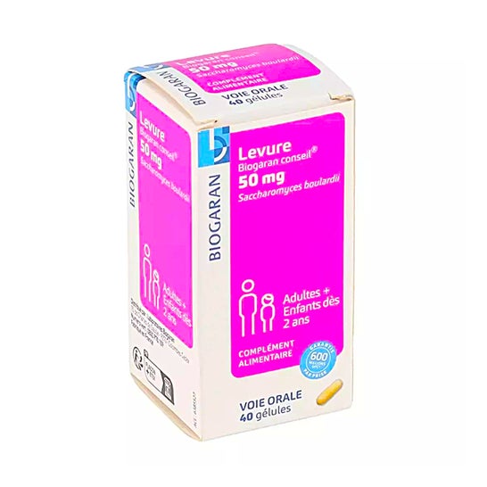 Biogaran Levadura 50mg 40comp