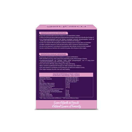 Manhae Menopausa Orgânica 60caps