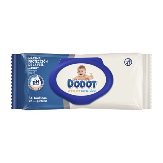 Dodot Dodot Sensitive Refill Wipes Não Perfumado 54pcs