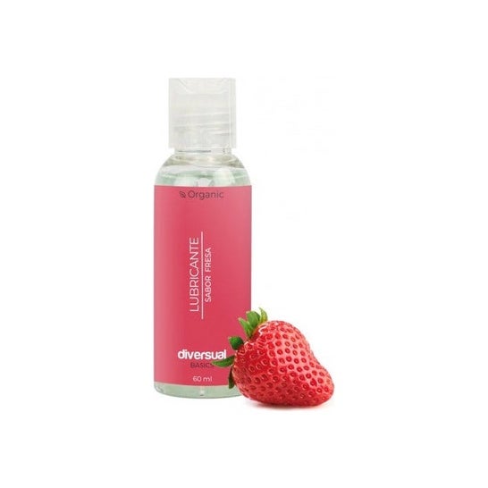 Lubricante Orgánico Fresa Diversual 60ml