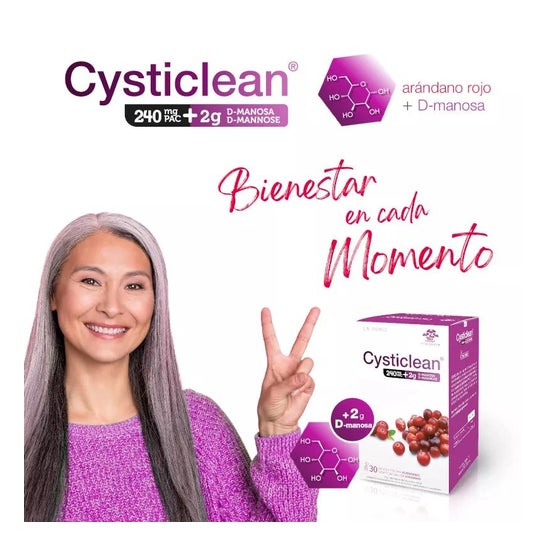 Vita Green Cysticlean D-Mannose 30 Envelopes Vita Green Cysticlean D-Mannose 30 Envelopes