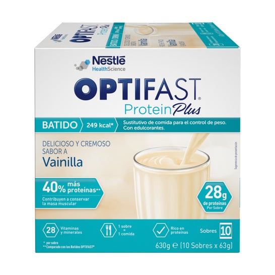 Optifast Protein Plus Baunilha 10 Saquetas