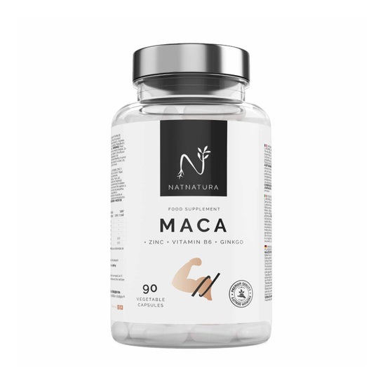 Natnatura Maca Andina + L-arginina + Zinco + Ginkgo + Vitamina B6