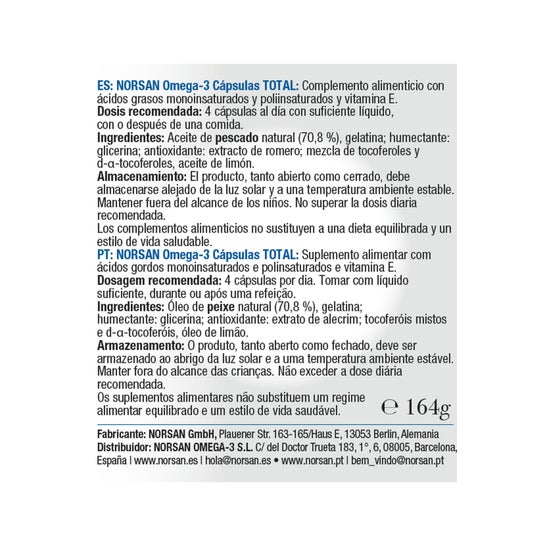 Norsan Omega-3 Total 120 cápsulas