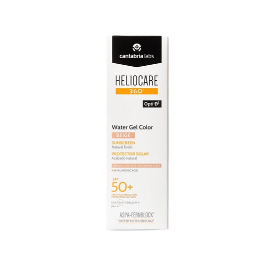 Gel Facial Heliocare 360º Água Colorida Spf50+ Bege 50ml
