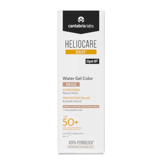 Gel Facial Heliocare 360º Água Colorida Spf50+ Bege 50ml