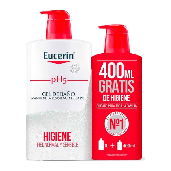 Gel de Banho Eucerin® Family Pack 1l + 400ml