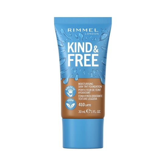 Rimmel Kind & Free Skin Tint Foundation 410 Latte 30ml