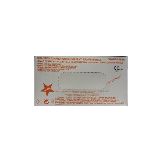 Krape Guante Nitrilo Azul Talla S C 100 Krape S.A.,